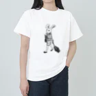 空想画学販売所のCAのウサ子 ヘビーウェイトTシャツ