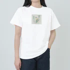 SuRa/AIイラストのPastelFlower ヘビーウェイトTシャツ