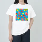 Kinpiragobohのブタとりんご ヘビーウェイトTシャツ