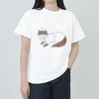 睡魔バクの動物お洋服シリーズ　ナースカワウソ Heavyweight T-Shirt