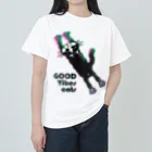 GOOD VIBES CATSのGOOD VIBES CATS ヘビーウェイトTシャツ