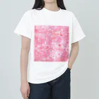 Laquamarmoの桃色の泡の世界へ、ふわりと誘われて Heavyweight T-Shirt