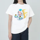 KEITA MIZUTANIのたこ焼きを運ぶドクロ Heavyweight T-Shirt