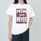 masahiro_minami_artのNOW OR NEVER Heavyweight T-Shirt