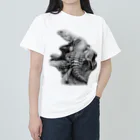 Pencil reptiles | 鉛筆の爬虫類達のユカタントゲオイグアナ | Ctenosaura defensor Heavyweight T-Shirt