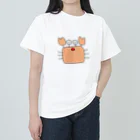 ぴぽきち商店の高熱のときによくみるカニ ヘビーウェイトTシャツ