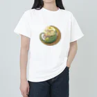 LusterAの月とジャクソンカメレオン ヘビーウェイトTシャツ