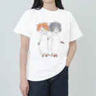 トコロコムギのスコかぶりにゃんこ Heavyweight T-Shirt