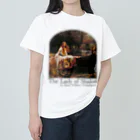 MUGEN ARTのシャロットの女（シャロット姫）　The Lady of Shalott　ジョン・ウィリアム・ウォーターハウス ヘビーウェイトTシャツ