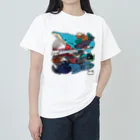 みなとまち層の海の生き物たち ヘビーウェイトTシャツ