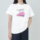 スタジオばんやのぴんくじら Heavyweight T-Shirt