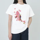 cuuyabowの鯉のぼり・和柄＆スプラッシュ / Red ヘビーウェイトTシャツ