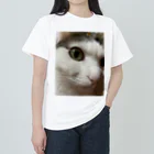 わが家の猫山さん。の猫山さん。はるがきた。 ヘビーウェイトTシャツ