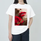 キッチンファラオの美女の口唇に薔薇 Heavyweight T-Shirt