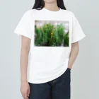 アトリエWindwingのキノコと苔テラリウム ヘビーウェイトTシャツ