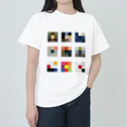 3×3 のドット絵の芸術とか ヘビーウェイトTシャツ