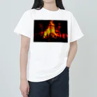 藤羊の神事　どんど焼き ヘビーウェイトTシャツ