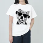 Connect Art SUZURI STOREのConnect Art 003 Dog Heavyweight T-Shirt