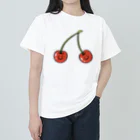 ゆちのへやの双子の顔付きさくらんぼイラスト Heavyweight T-Shirt