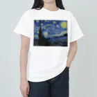 世界美術商店の星月夜 / The Starry Night ヘビーウェイトTシャツ