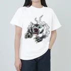 CatNip studio memeの片目の猫 ヘビーウェイトTシャツ