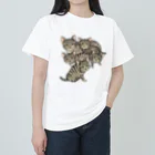 縁-yukari-のキジトラ軍団 ヘビーウェイトTシャツ