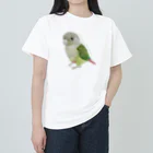 mariechan_koboの107 ウロコインコシナモン simple ヘビーウェイトTシャツ