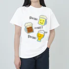 Handgestrickt Ju shopのくれよん画ver.　ジョッキくん、ドンケルくん、ヴァイスちゃん ヘビーウェイトTシャツ