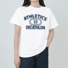 sports_tower スポーツタワーの十種競技・デカスロン・DECATHLON・じっしゅきょうぎ・二日間・10種・男子・女子・かっこいい・かわいい・選手・陸上部員・トレーニング・混成競技・確実・有望・応援・タイム・得点・入賞・実力 Heavyweight T-Shirt