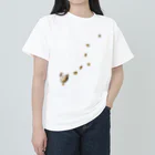 わの屋のカルガモ親子 ヘビーウェイトTシャツ