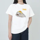 Siderunの館 B2の卵かけゴマフアザラシ ヘビーウェイトTシャツ