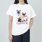 MiKiNEKO雑貨店(つかねこ公式グッズ)のBibi×Riri ヘビーウェイトTシャツ