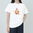 にらとりさんちのおにびうさぎ③ロゴ入り ヘビーウェイトTシャツ