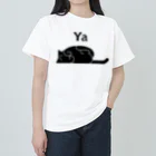 ねこ6kgのいやがるねこ ヘビーウェイトTシャツ