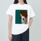 FLATのフラットデザイン women No.1 ヘビーウェイトTシャツ