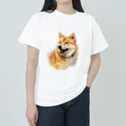 デジタルキャンバスの"シバワンダー" 柴犬愛好家Tシャツ Heavyweight T-Shirt