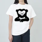 ナラティヴ・ラボ マーケットのくまざわくん（ブラックライン） Heavyweight T-Shirt