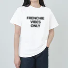 PISTACHIO FACTORYのFRENCHIE VIBES ONLY ヘビーウェイトTシャツ