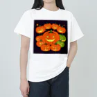 にょんのTシャツ屋さんのかぼちゃのランタンパーティー Heavyweight T-Shirt