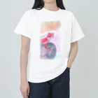 ふとあごPONのフトアゴシルクバック  Heavyweight T-Shirt