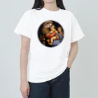 世界美術商店の小椅子の聖母 / Madonna della seggiola ヘビーウェイトTシャツ