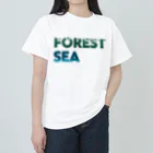 たんたんDESIGNの海を守るには森から ヘビーウェイトTシャツ