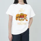 jamfish_goodiesのEAT HAPPY Heavyweight T-Shirt