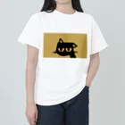 【KOTCH】 Tシャツショップのタレねこ　イエロー ヘビーウェイトTシャツ