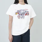 くまのベイカーズの盆踊り(作:M.K) ヘビーウェイトTシャツ