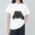 nerucoの本気のウサギさん ヘビーウェイトTシャツ