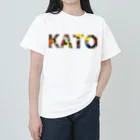 KATO & 木工房So whatのKATOロゴ_01 ヘビーウェイトTシャツ