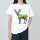 yucca-ticcaの鹿 ピノコ ヘビーウェイトTシャツ
