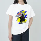 宇寅。の刀と猛禽類イメージのドラゴン Heavyweight T-Shirt