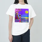 おもしろTシャツ屋さん YUTTARIの月シリーズ　② Heavyweight T-Shirt